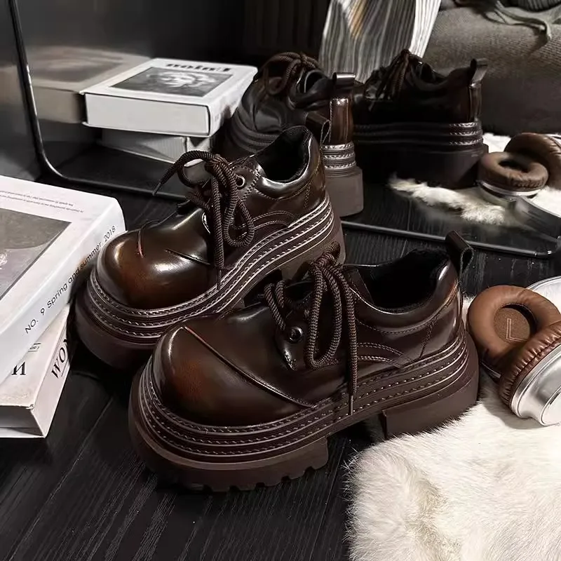 Vrouwen Retro Loafers 2023 Len - Leather Work Oxfords recensie en prijs
