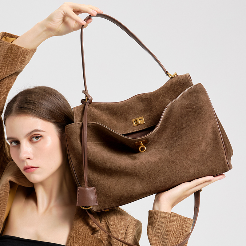 Dameshandtas van echt leer met - Leather Work Handbags For Women recensie en prijs